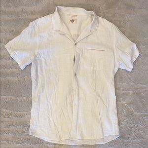 Marine Layer Men’s Large White Resort Shirt
